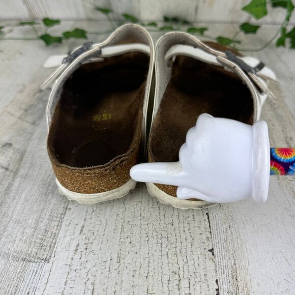 Birkenstock Arizona white Womens size 40 regular - Picture 7 of 9